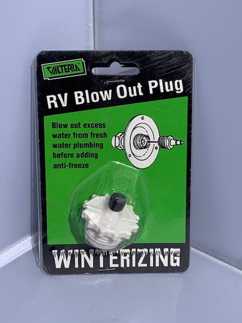 Valterra P23500VP White RV Blow-Out Plug For Winterizing – New in Package