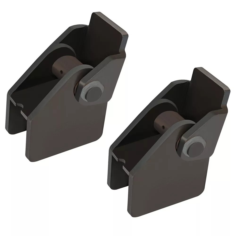 2 X Heavy Duty Steel Dump Truck Trailer Hinges Work On Any 2″ Rectangular Tube