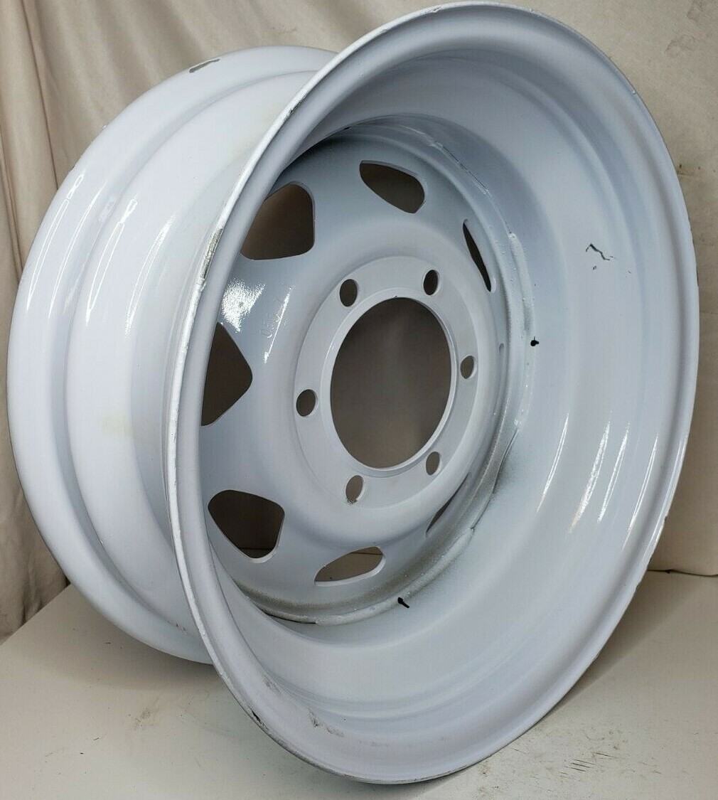 15″ 15×6 6/5.5 RIM WHEEL Boat Utility low boy Stock Farm Marine Trailer 6-Hole