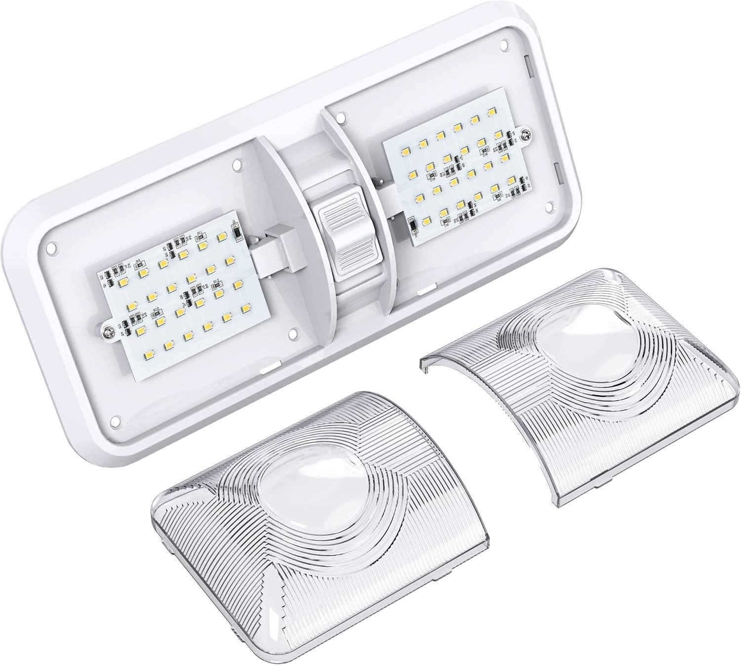 Compact LED Ceiling Light for RVs – 6W, 4000K Natural White with 3-Way Switch
