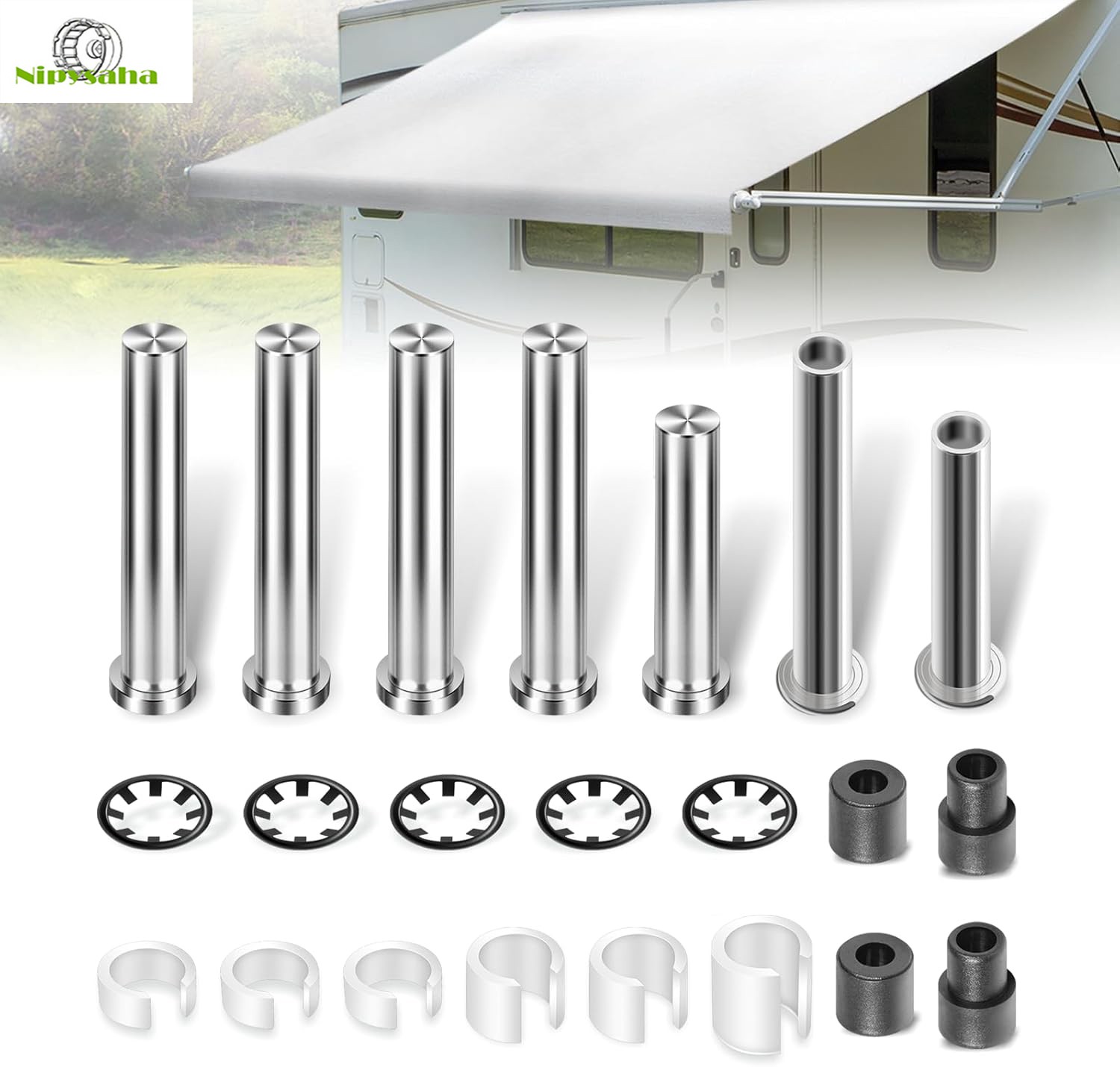 8952002.400B RV Awning Pins & Fasteners Mounting Kits for Carefree Patio Awning