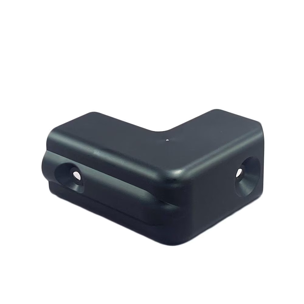 B&B Molders Top Rear Left Corner Cap, 90 Degree, Black