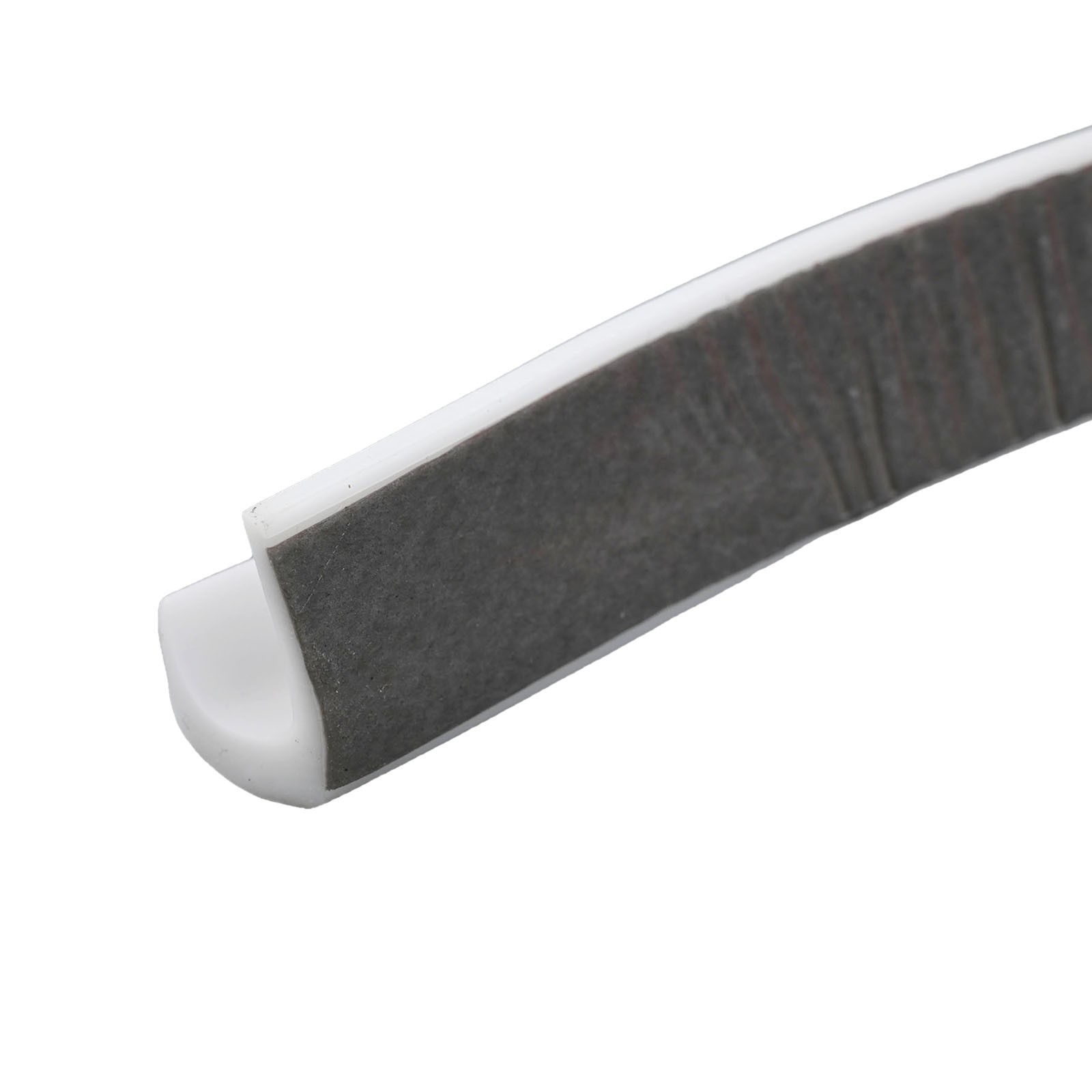 Water Control 2m PVC Rubber Seal Gutter for Cars Vans RVs Easy Install
