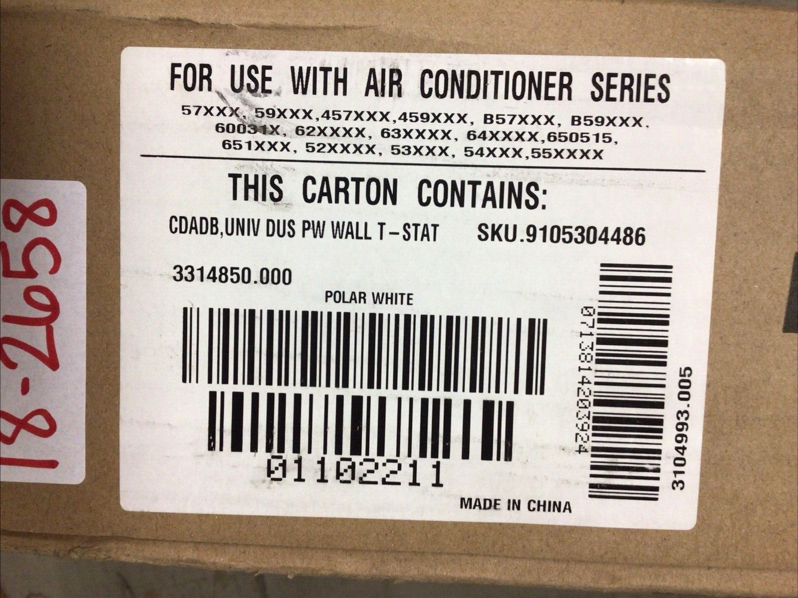 18-2658/Duo-Therm 3314850.000 RV Air Conditioner Air Distribution Box (ADB)