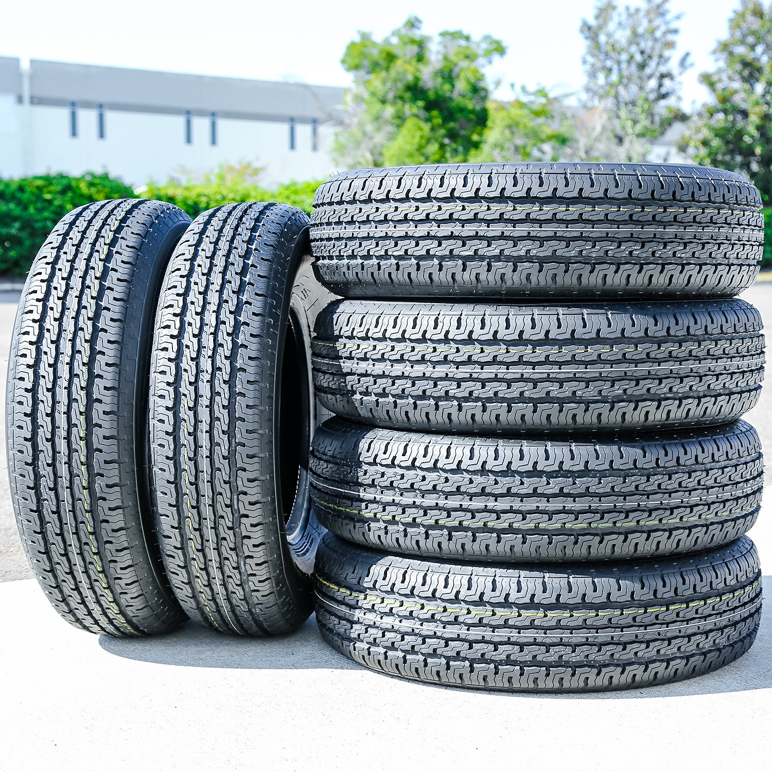 4 Tires Atturo ST300 Steel Belted ST 205/75R15 Load D 8 Ply Trailer