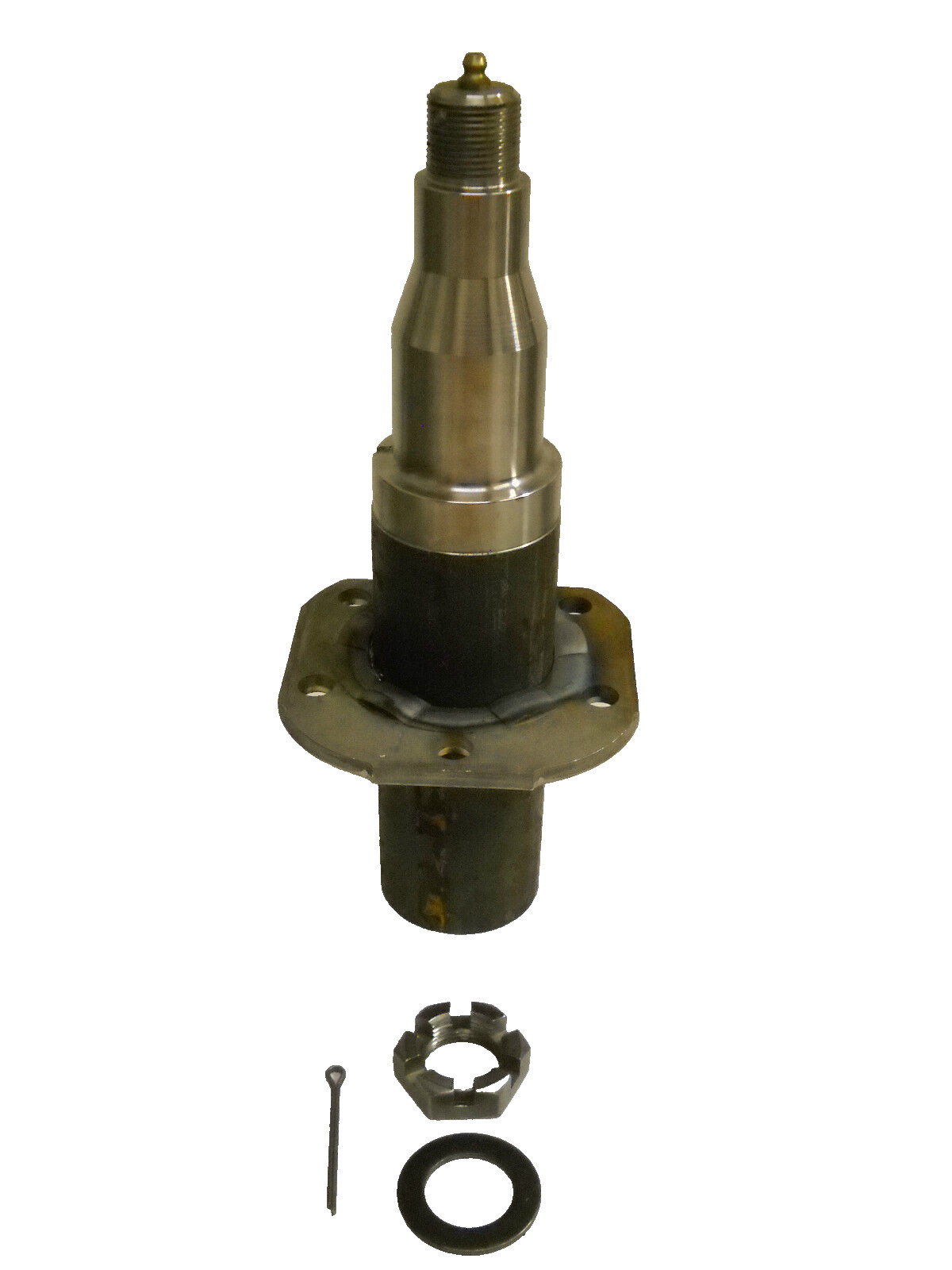 TWO Trailer Axle Spindle #42 6000# 7000# W/ Brake flange EZ Lube Hub Stub shaft