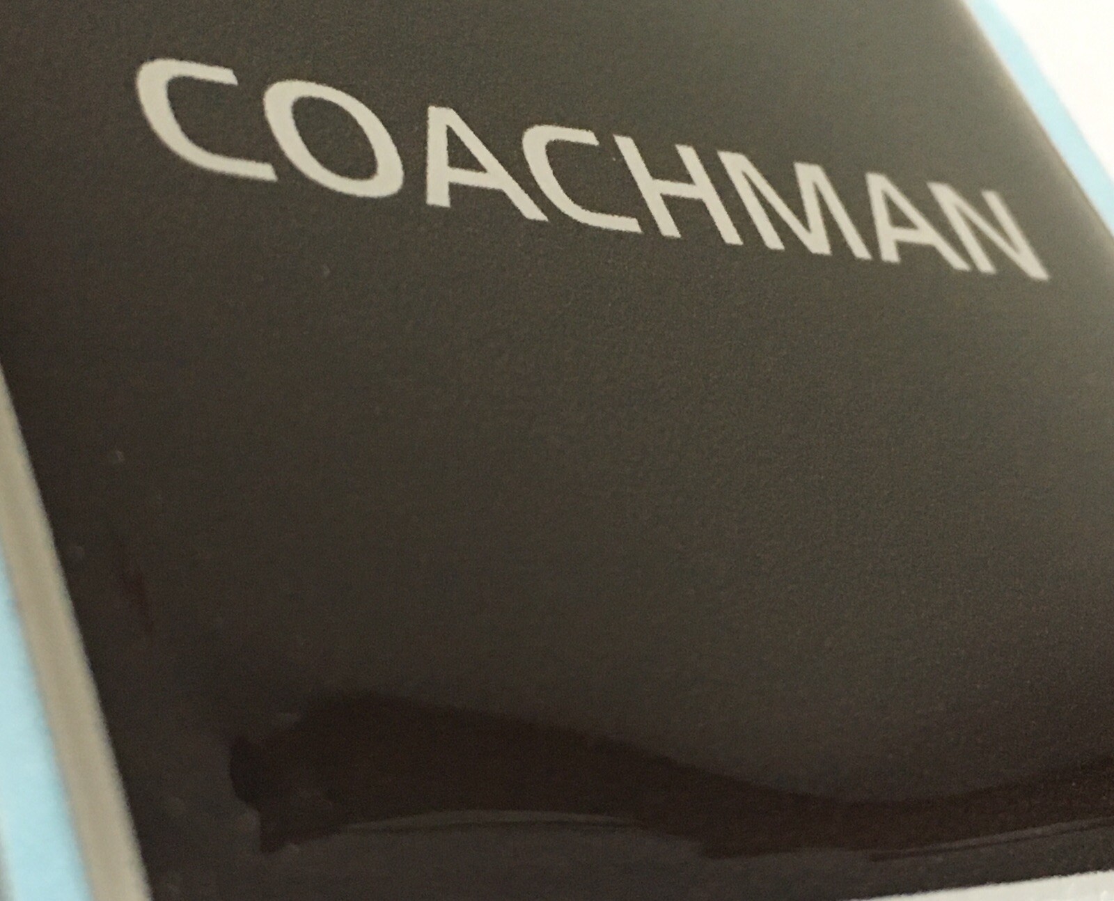 COACHMAN CARAVAN MOTORHOME BADGE PLASTIC DOMED RESIN HIDE DENT SCRATCH COVER X2