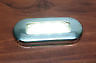 Marine Boat LED RV Trailer White Oblong Shape Courtesy Light 3″ x 1.25″ S.S. Rim