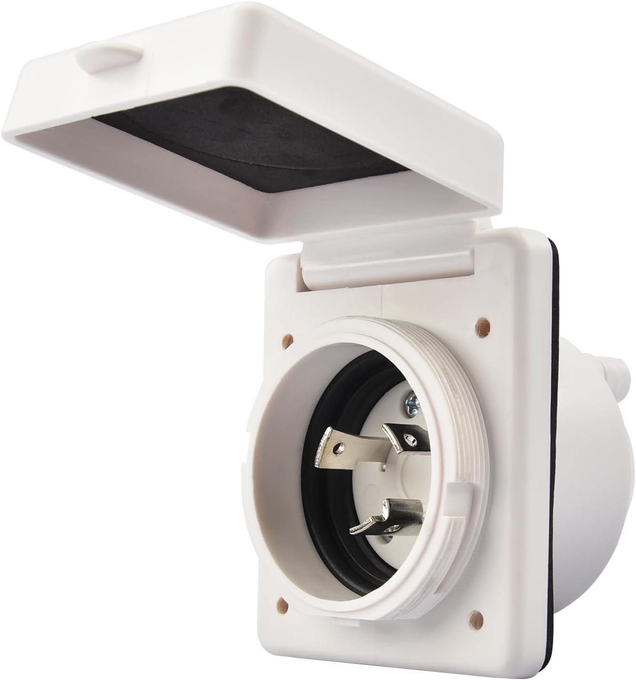 NEMA L5-30P 30 Amp Shore Power Inlet for RVs – Copper & Stainless Steel