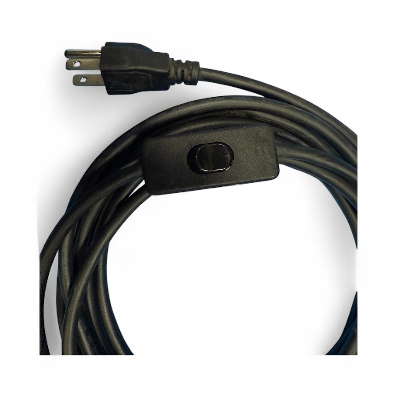 1Pc 15ft 18/3 Cord cable with 3Amp 125Vac Switches (New)
