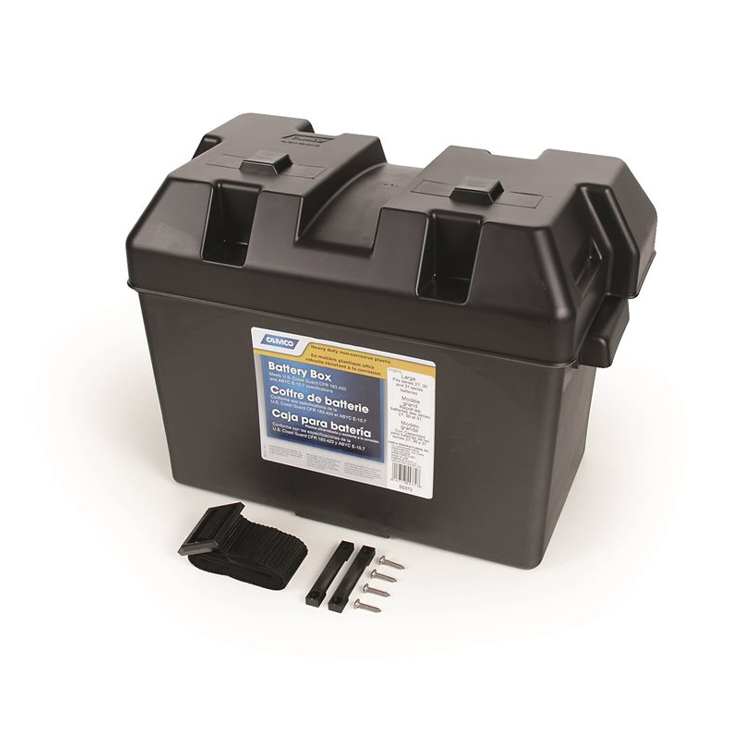 Camco Battery Box for Large Batteries (55372)