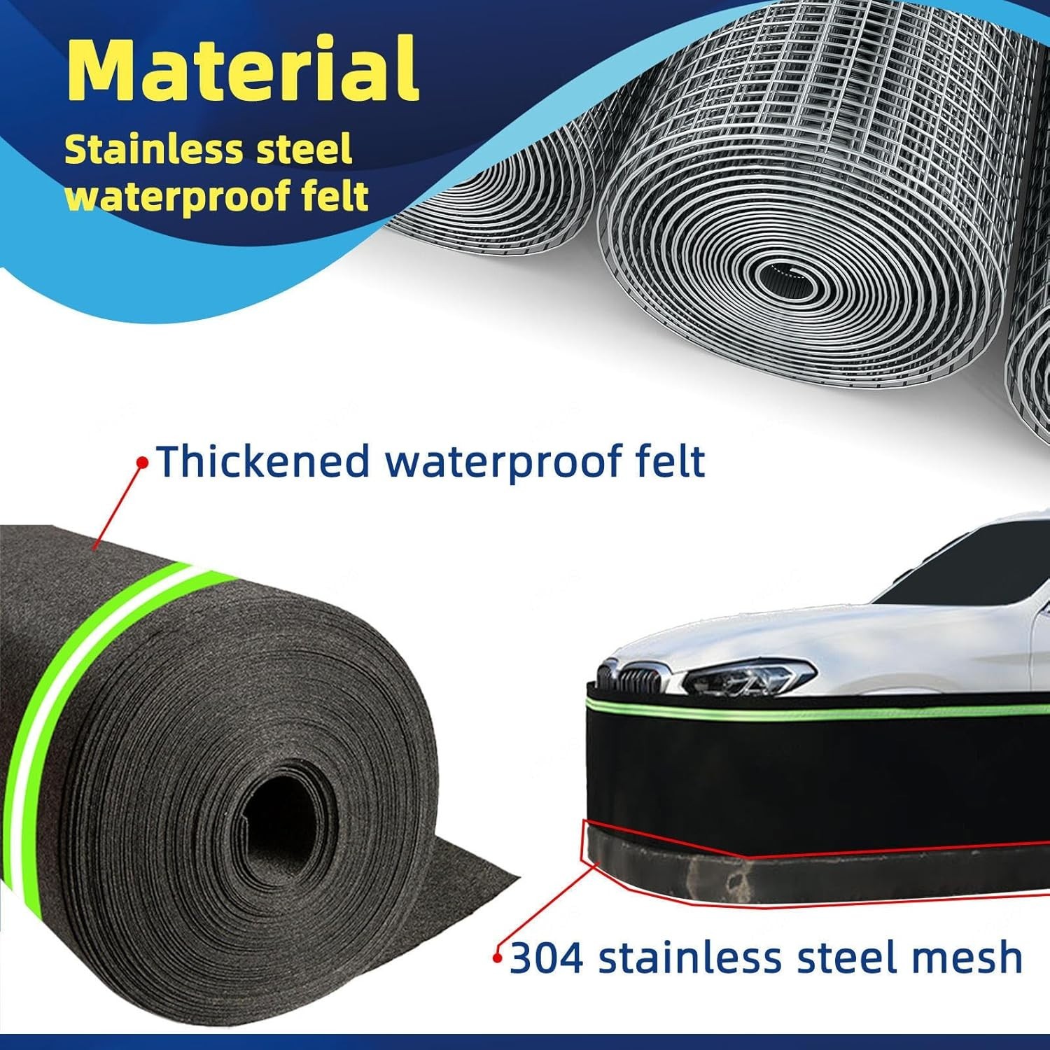 Versatile Waterproof RV Camper Skirting, 95cm Tall, 16m/52ft – Easy Installation