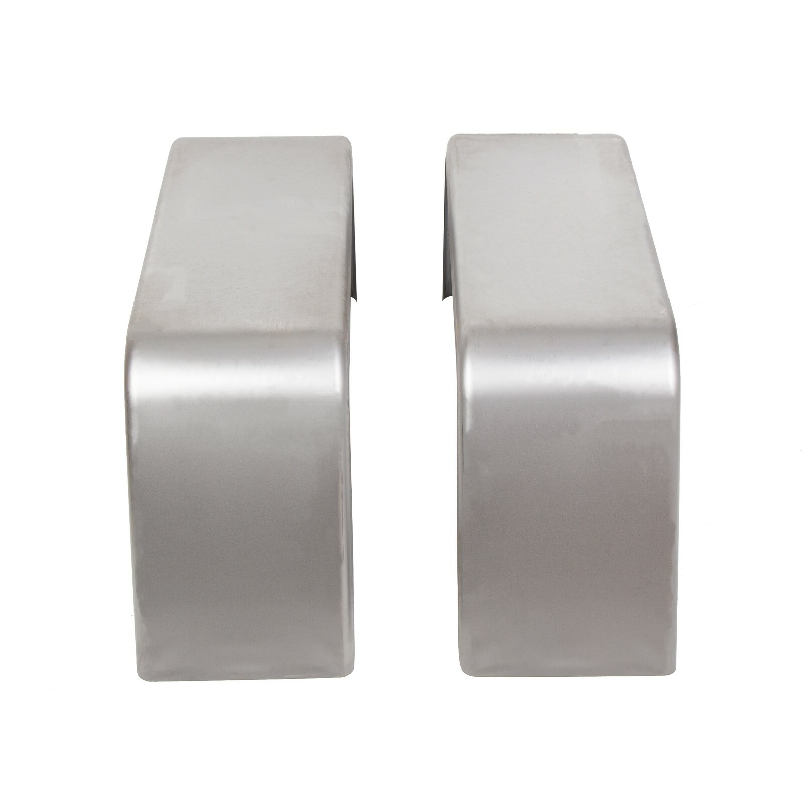 Set of 2 Square Steel Cargo Trailer Fenders Pair 14″-16″ wheels