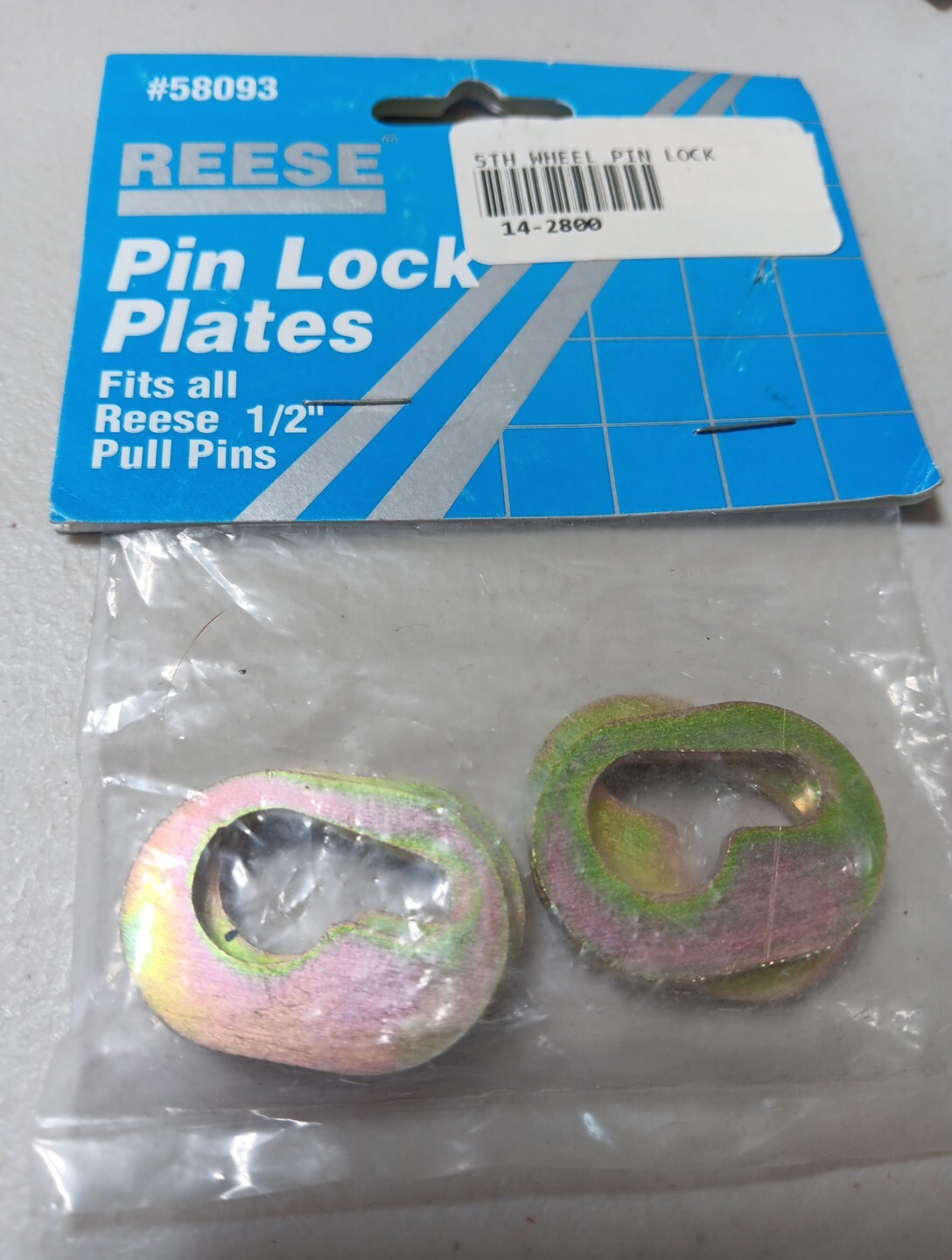 58093 Reese Pin Lock Plates for 1/2″ Pull Pin