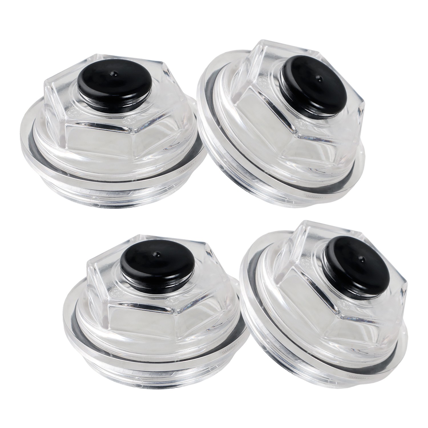 New 4x 2.75″ 12 Thread Trailer Axle Oil Bath Dust Caps for Dexter 6k-8K