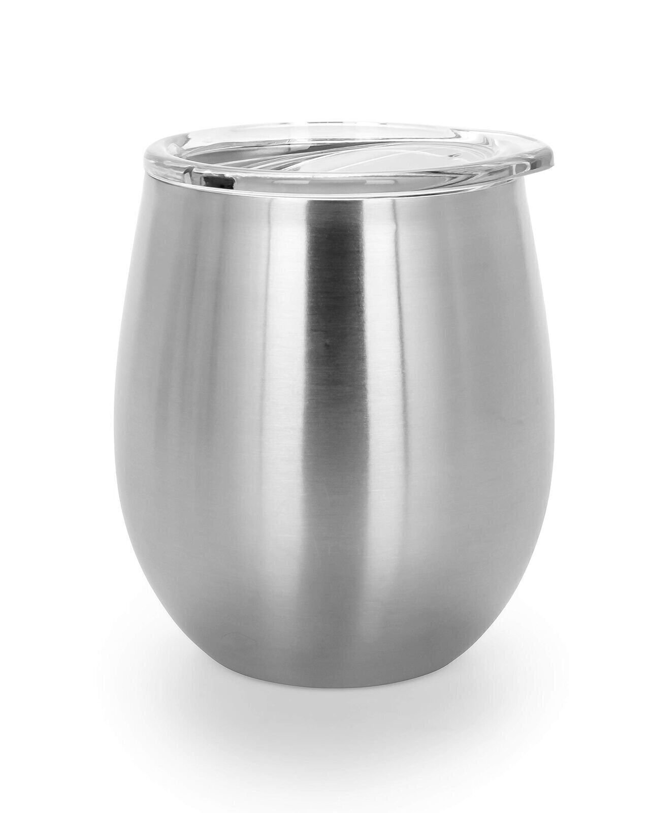 Camco 51917 Life is Better at The Campsite Wine Tumbler Set, 8 oz., Navy and
