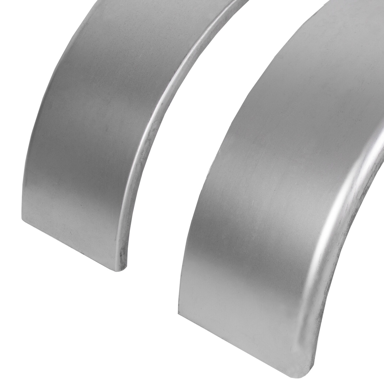For 14″ 15″ 16″ Wheel Steel Round Single Axle 2 Trailer Fenders with Back Plate