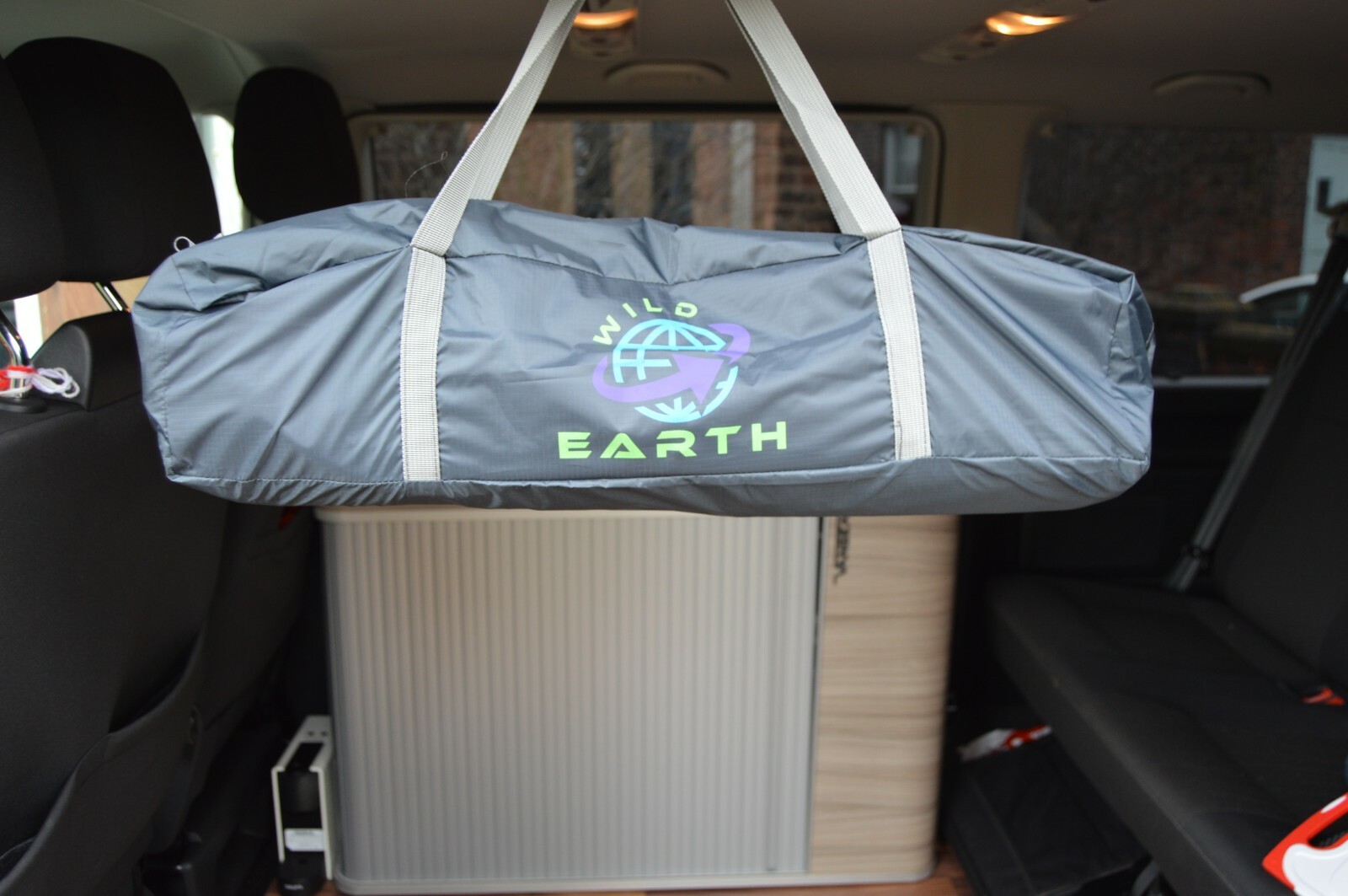 Campervan Caravan Awning sun canopy by WILD EARTH MEDIUM GREY SET 2.4 X 3m