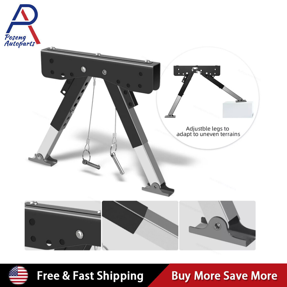 Adjustable RV Step Stabilizer Kit For Travel Trailers & Motorhomes 2.8″ to 11.4″