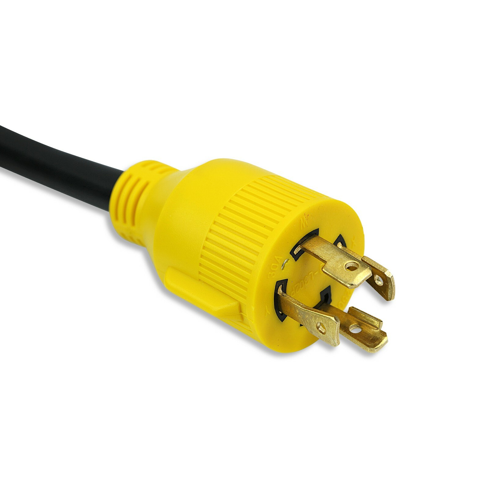 Generator Adapter Cord 10’ 4 Prong Power Cable 10/4 Tri 15 Amp Adapter Plug