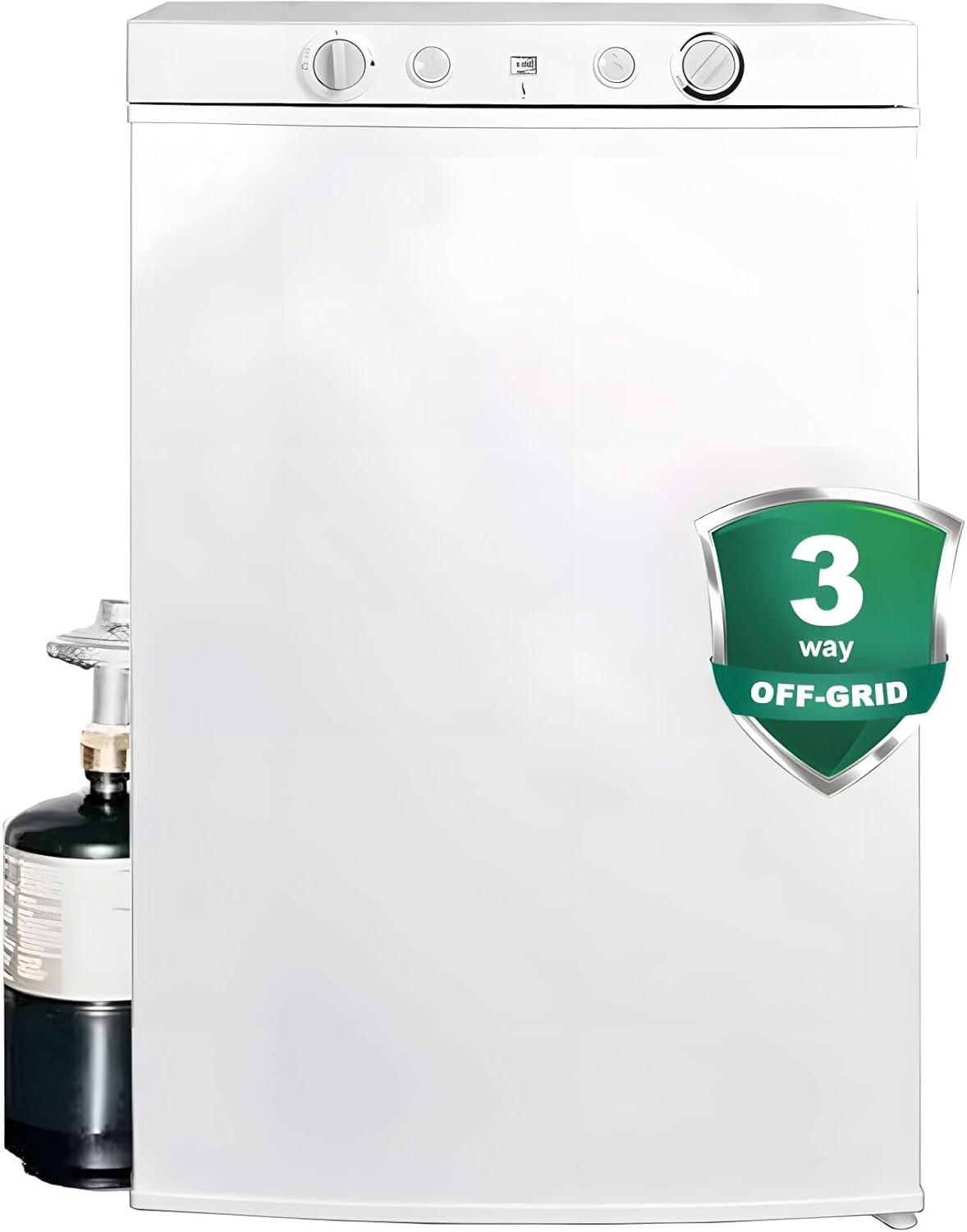 Smad Gas Fridge 3.5 Cu.ft LPG Refrigerator Freezer RV Leisure Motorhome 110V
