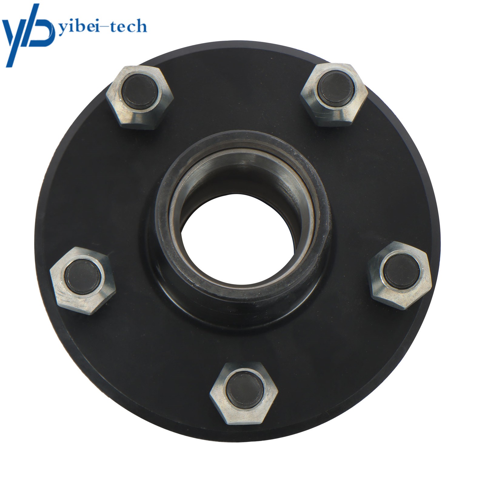 5 Lug 5 on 4.5″ Bolt Circle Trailer Axles Hub For 2000 lbs 1″ Straight Spindles