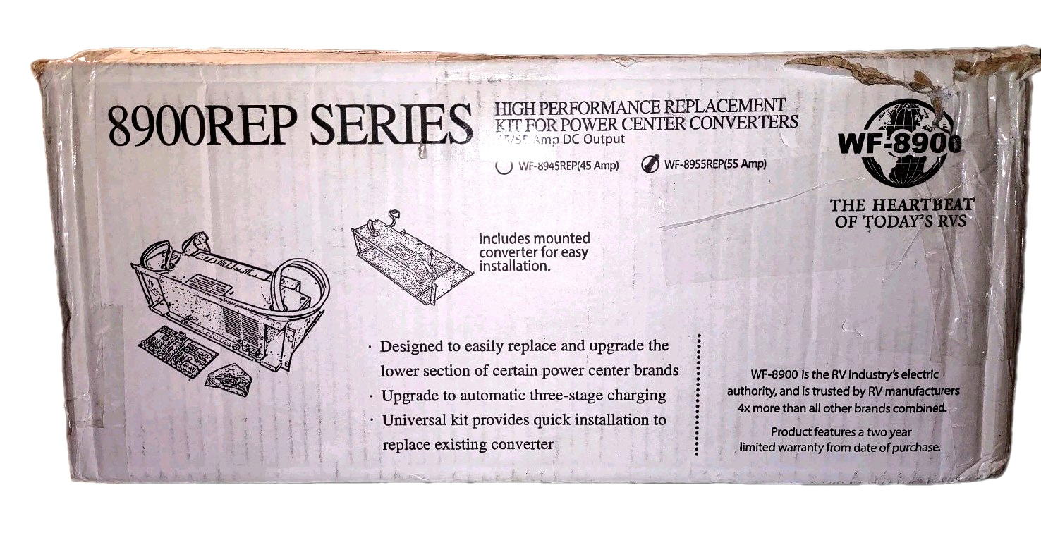 WF-8955-AD-REP Converter Replacement Kit – 55 Amp, 105-130 VAC, 950W, Silver