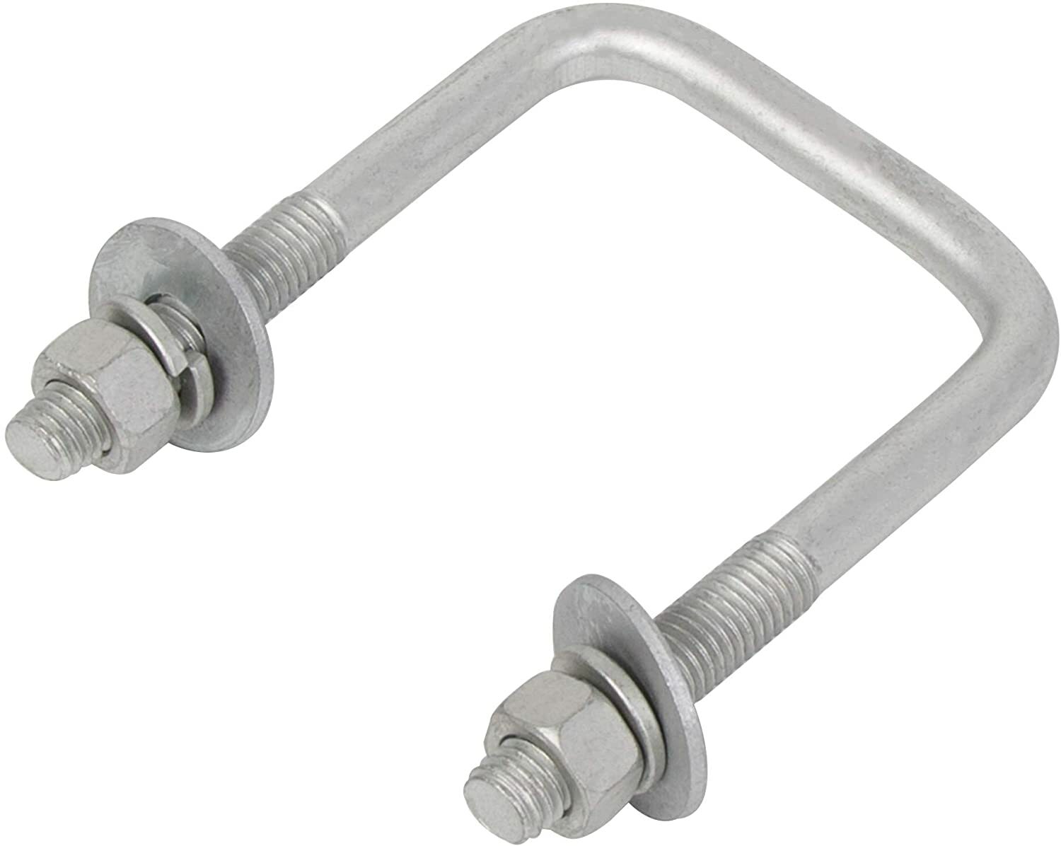 4 Pack 10″ Galvanized Swivel Top Bunk Bracket & Square U-Bolts For Boat Trailer