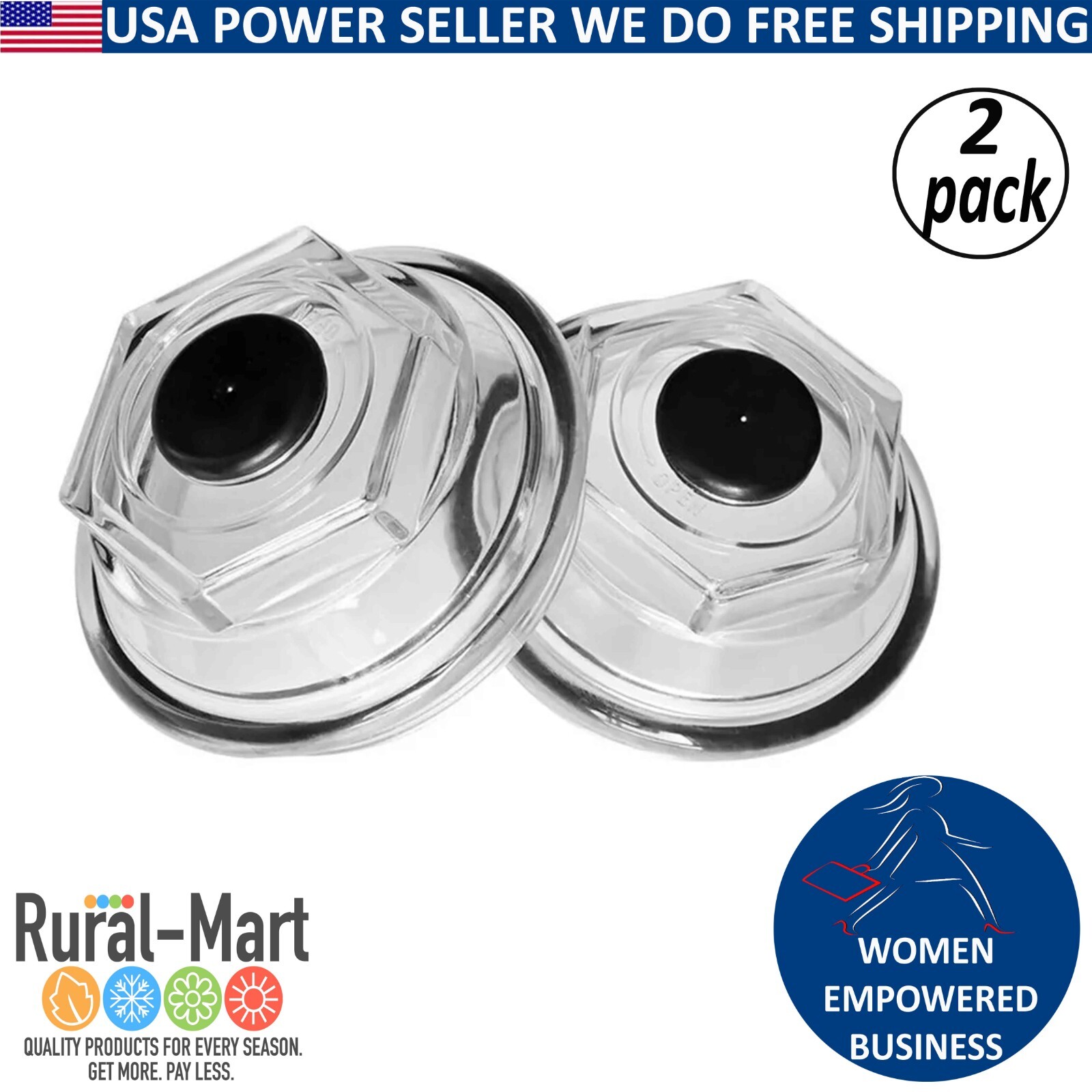 PAIR 3.5″ Oil Bath Cap 21-88 Trailer Axle Dexter 9K 10K 8-415 430 Afr 2009