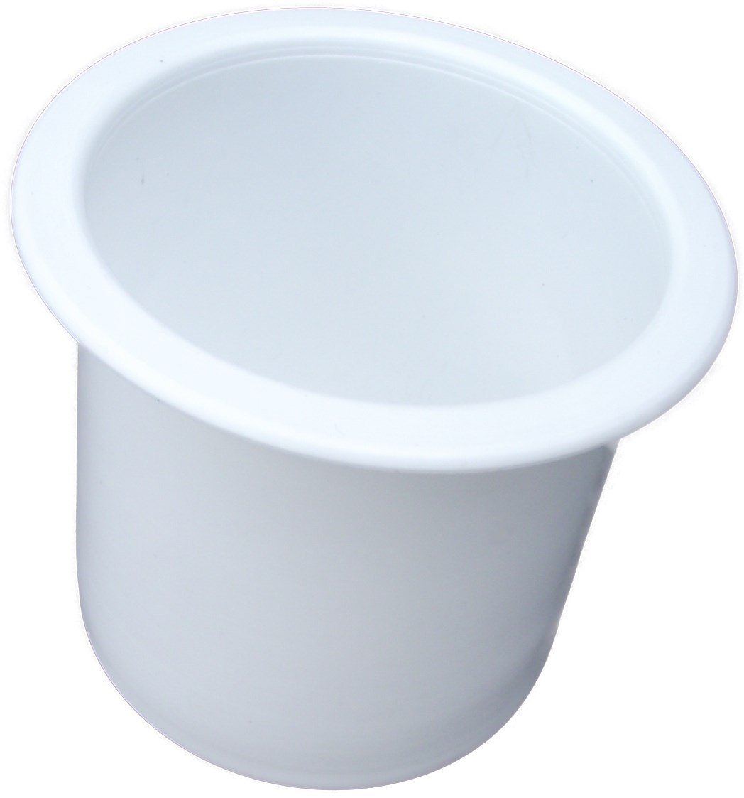 White Plastic Cup Holder Boat RV Car Truck Insert Regular Truck 2 7/8 Cupholder