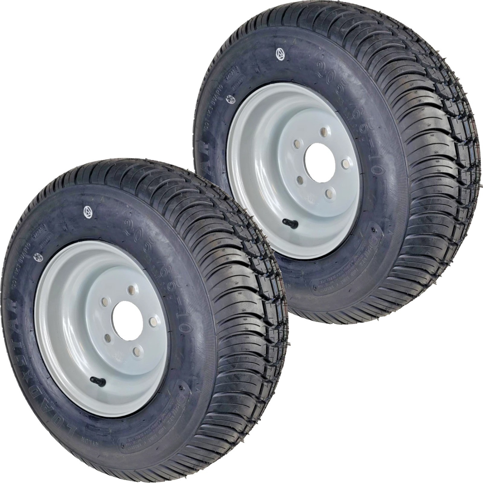 205/65-10 20.5×8.0-10 trailer tire rim wheel assembly 6ply 5Hole Kenda Load Star