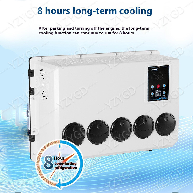 12V 12000BTU Mini Split A/C For Semi Trucks Bus RV Caravan Vans Air Conditioner