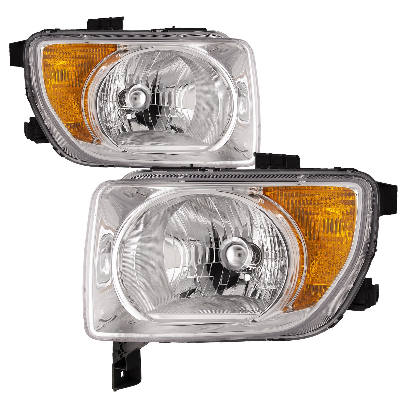 Fits Holiday Rambler Neptune 2007-2008 RV Left and Right Headlights Pair Halogen