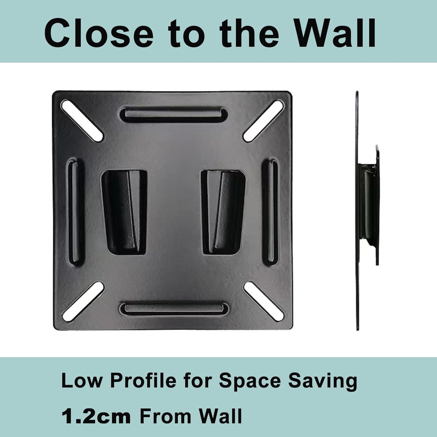 Low Profile RV TV Mount for 14-24 Inch Screens – Fixed Wall Bracket