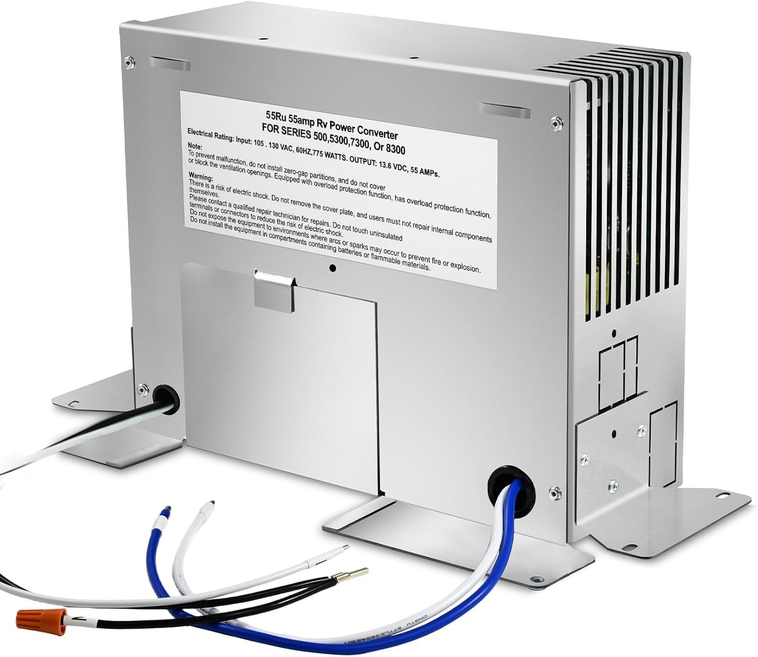 55 Amp RV Power Converter Charger Replacement 3 Stage Power Converter Series