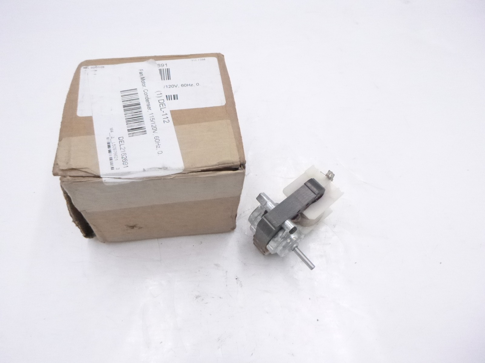 Genuine OEM Delfield 2162691 Condenser Fan Motor 115/120V 60Hz 0.5A for 402-MD1