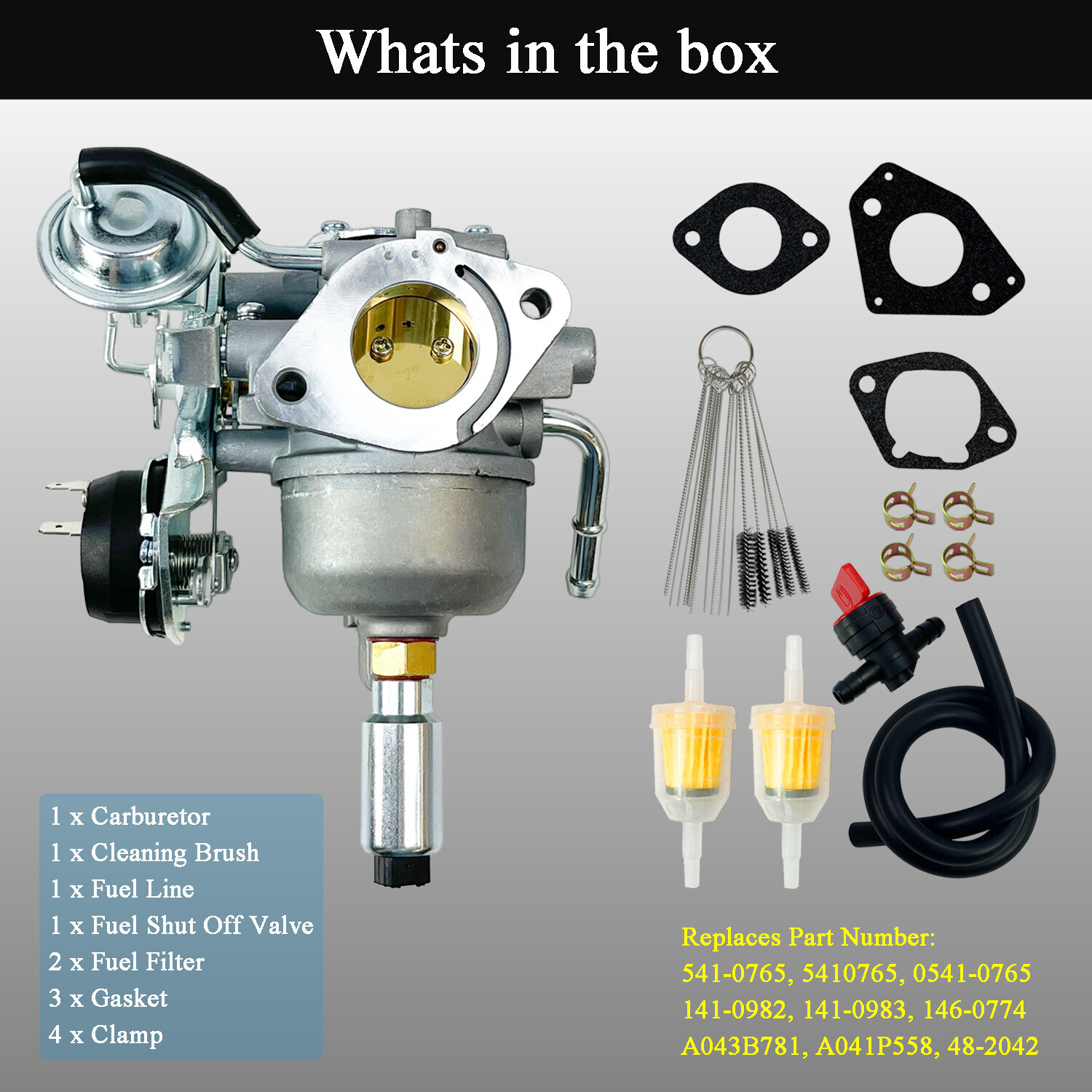 Carburetor For Onan 5500 7000 Grand Marquis Gold Generator w/ Cleaning Brush