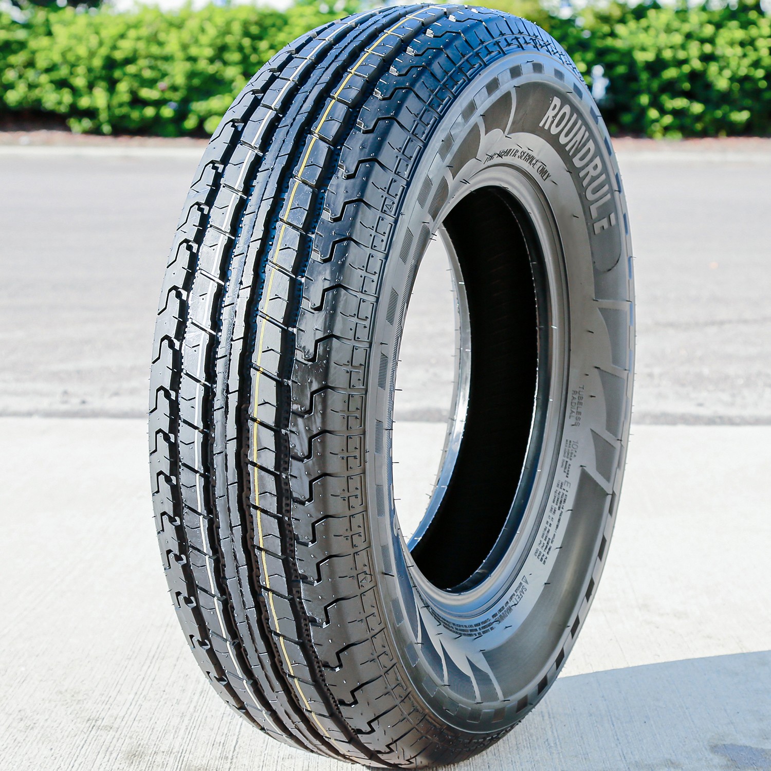 4 Tires 225/75R15 124/120L F 12 Ply Roundrule ST Hikee Semi-Steel Trailer