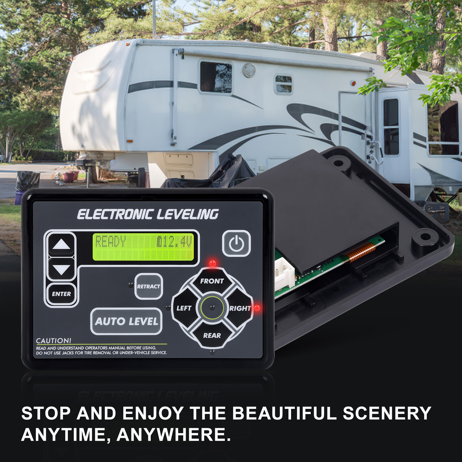Electronic Leveling Control Panel RV Ground Control Auto Leveling System 421484