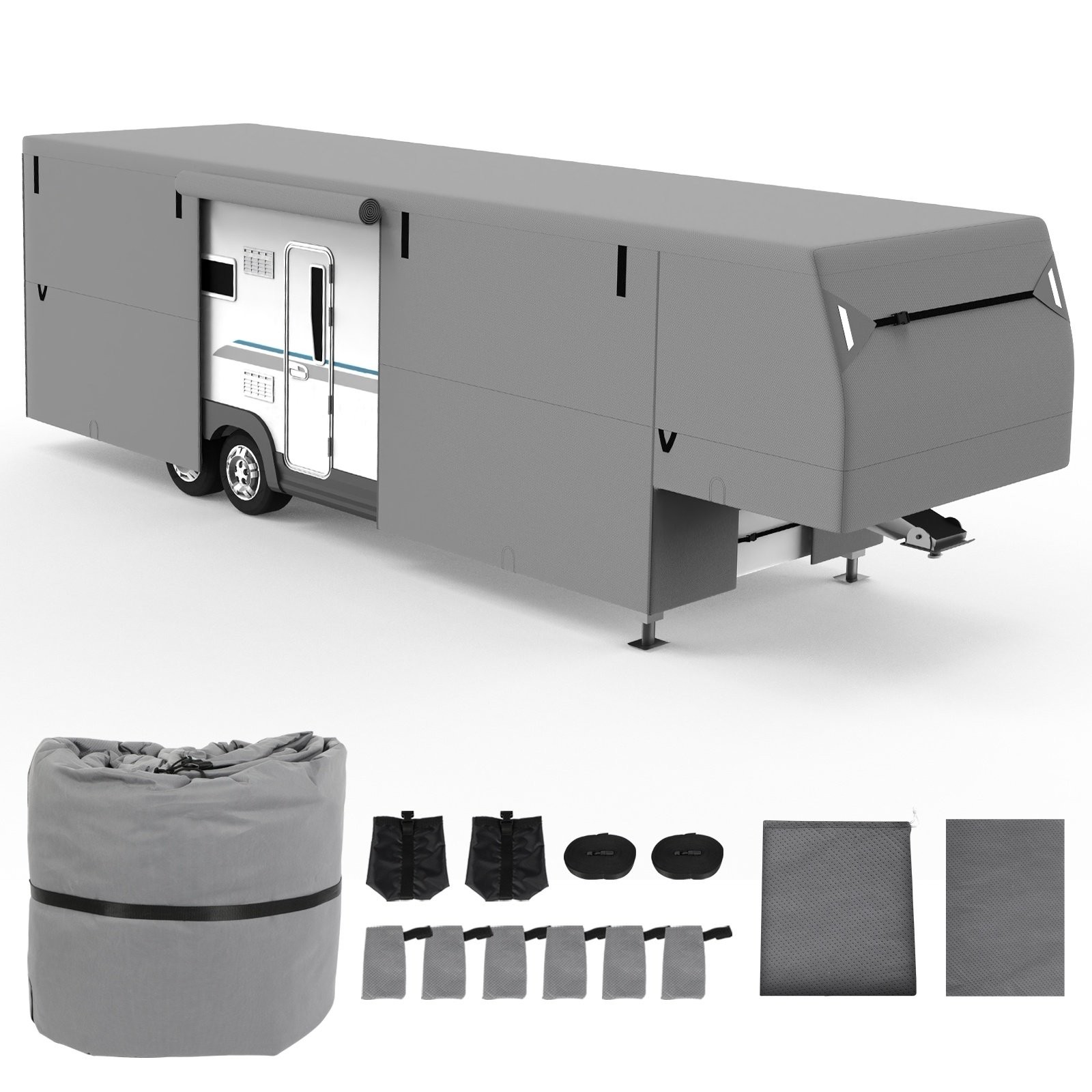28-31 Feet 5th Wheel RV Cover Motorhome Travel Trailer Camper Non-Woven Fabric