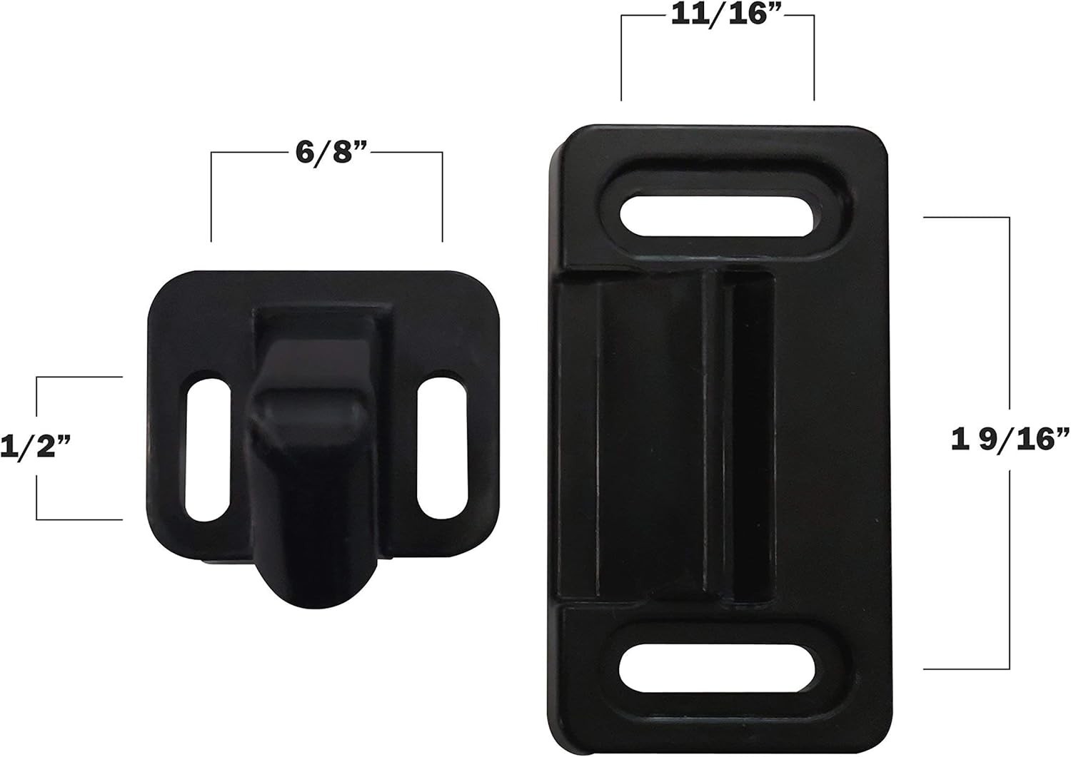 Quality RV Screen Door Latch – Right Hand, Durable Plastic & Metal Finish