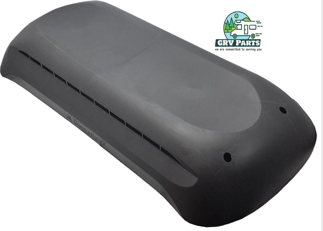 Black Dometic Refrigerator Roof Vent Cover With Base for RV, Camper, Motorhome