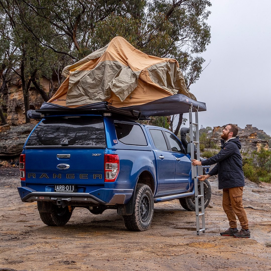 ARB 803300A Vehicle Rooftop Poly/ Cotton Fabric Tent Sleeps 2 Adults