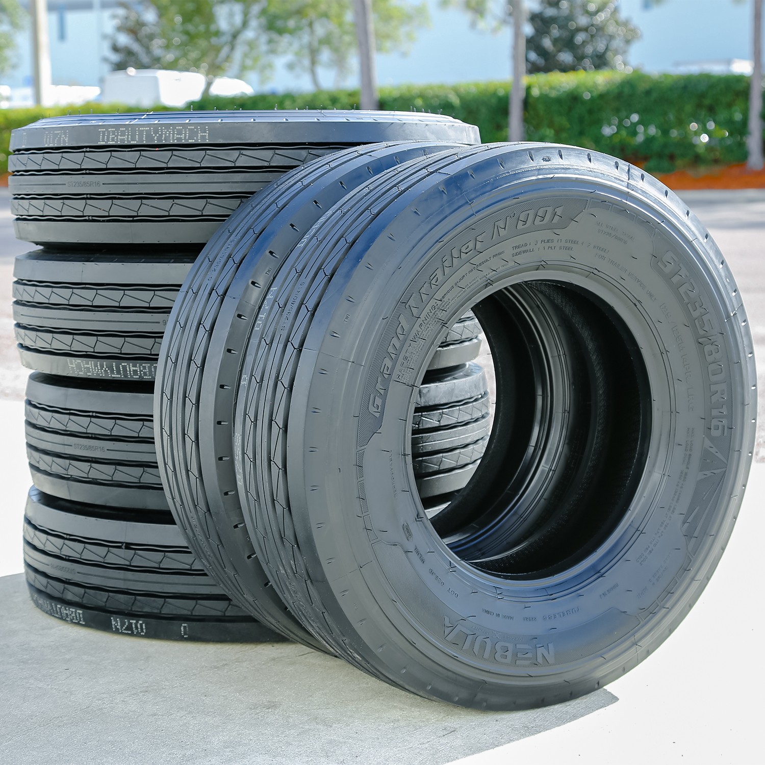 Tire Nebula Grand Trailer-N’ 001 All Steel ST 235/85R16 Load H 16 Ply Trailer