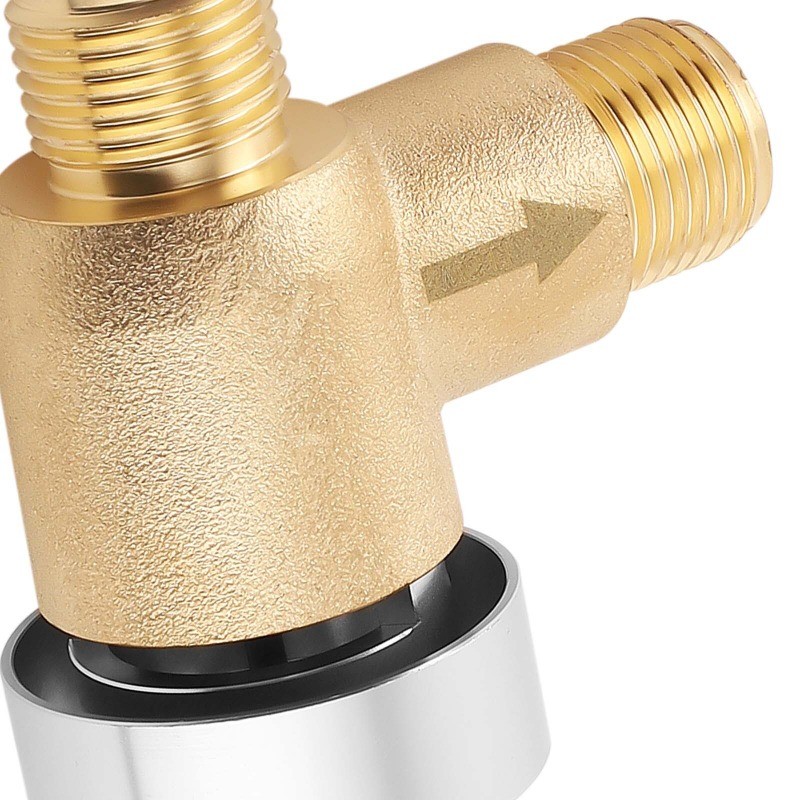 Upgraded Brass RV Vacuum Breaker Check Valve, 571-VAC-CHK-A Camper 0.5 inches