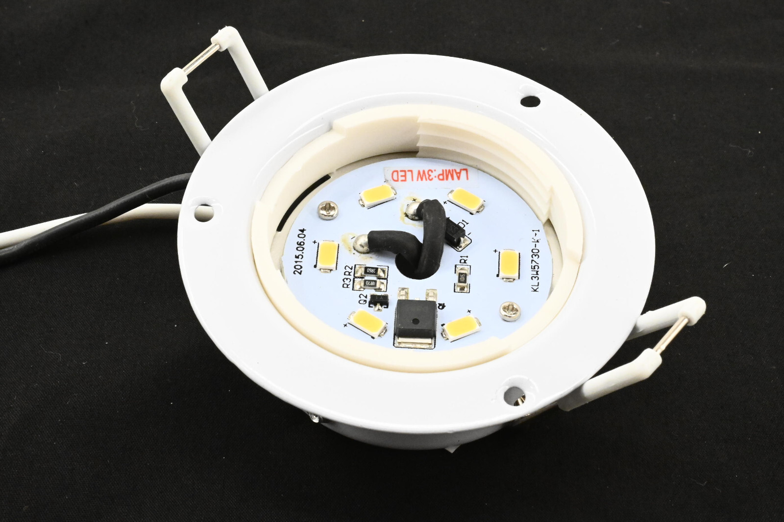 10pcs Recessed LED Puck Lights/Down Lights – 3″ Inch – 12VDC – 3W – KL3W5730-W-1