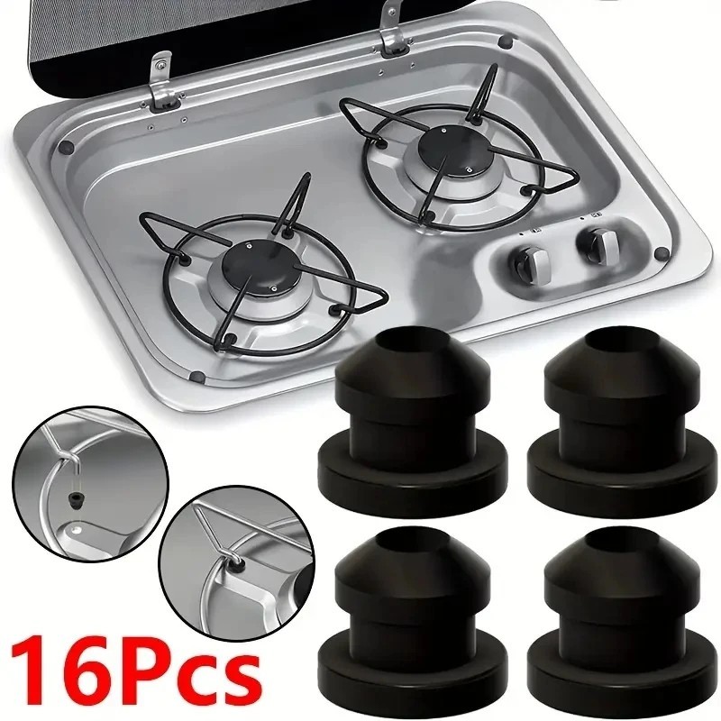 16PCS Smev Dometic Hob Pan Support Grommet Sleeve for Caravan Camper RV Stove
