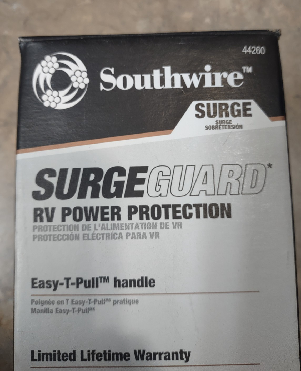 Southwire Surge Guard 44260 RV Power Protector 30A TT-30P 120V NEW