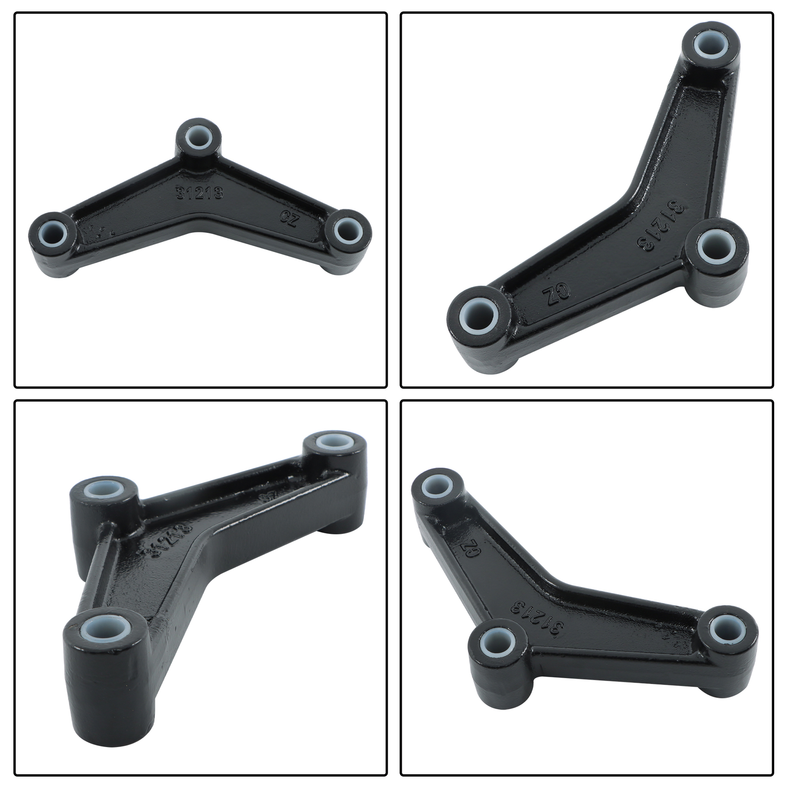 New Double Eye Trailer Suspension System Kit – Equalizers/Shackle/Nylon Bushings