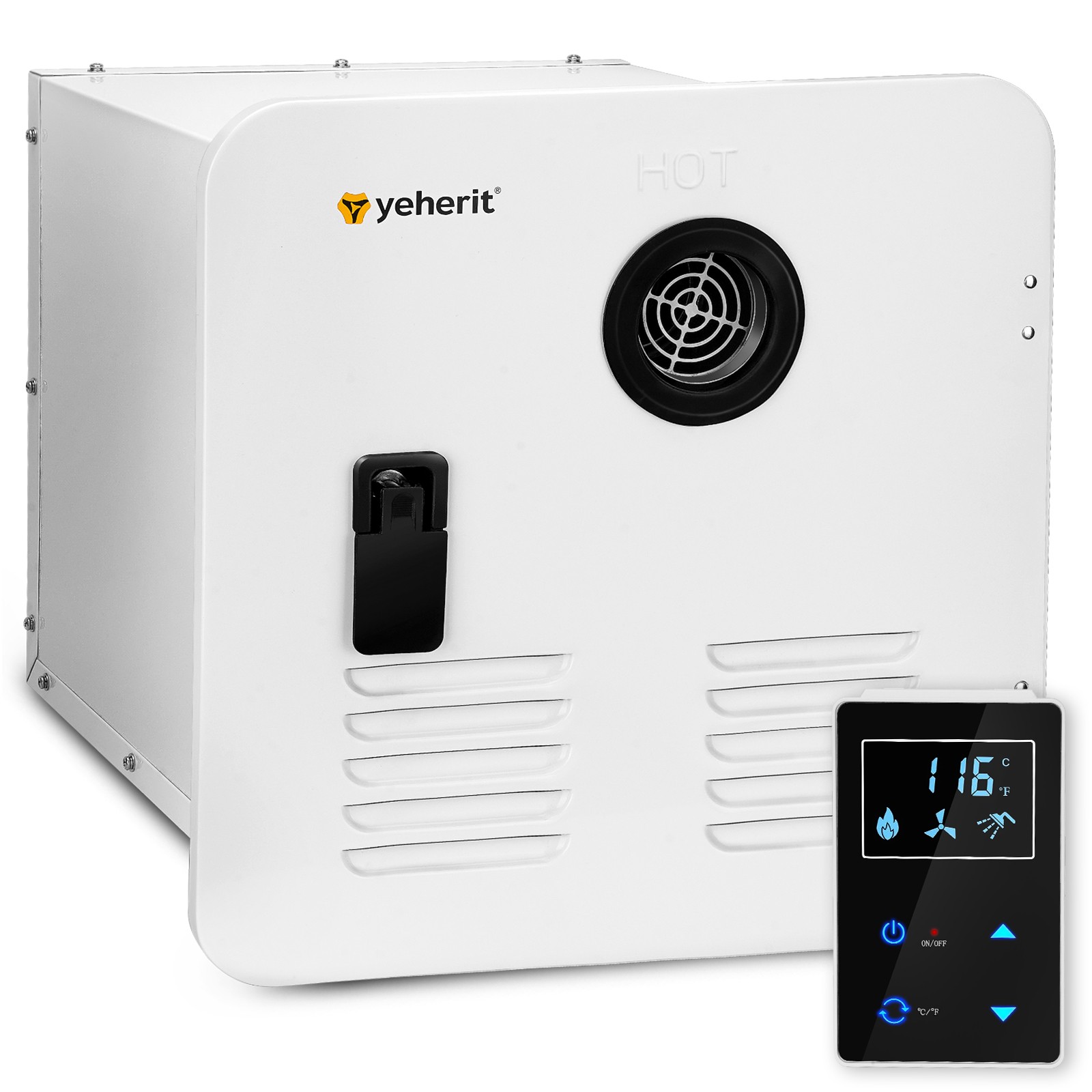 55000 BTU RV Tankless Water Heater Propane Gas 3.9GPM w/Controller Instant Hot